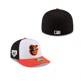 Men's Baltimore Orioles Jackie Robinson Day 2024 Low Profile 59FIFTY Fitted Hat