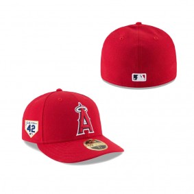 Men's Los Angeles Angels Jackie Robinson Day 2024 Low Profile 59FIFTY Fitted Hat