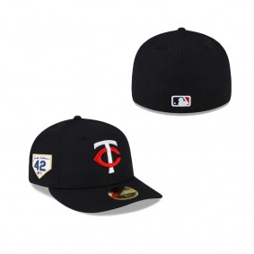 Men's Minnesota Twins Jackie Robinson Day 2024 Low Profile 59FIFTY Fitted Hat