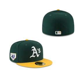 Men's Oakland Athletics Jackie Robinson Day 2024 59FIFTY Fitted Hat