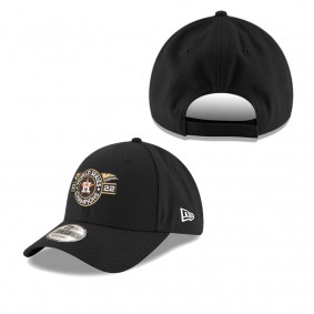 Men's Houston Astros Black 2022 World Series Champions Locker Room Replica 9FORTY Adjustable Hat