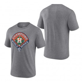 Men's Houston Astros Heather Gray 2022 World Series Champions Complete Game T-Shirt