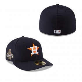 Men's Houston Astros Navy 2022 World Series Champions Side Patch Low Profile 59FIFTY Fitted Hat