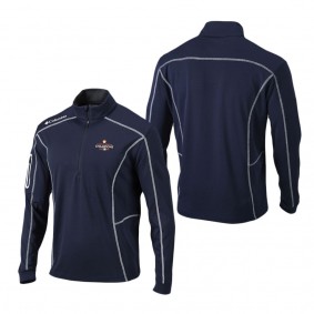 Men's Houston Astros Navy 2022 World Series Champions Shotgun Quarter-Zip Pullover Jacket