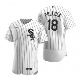Men's Chicago White Sox A.J. Pollock White Authentic Home Jersey