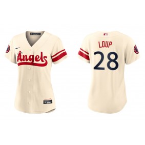 Women's Los Angeles Angels Aaron Loup Cream 2022 City Connect Replica Jersey