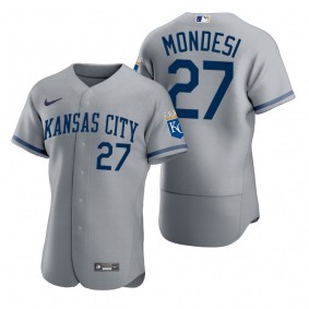 Men's Kansas City Royals Adalberto Mondesi Gray 2022 Authentic Jersey