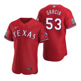 Men's Texas Rangers Adolis Garcia Nike Scarlet Authentic Alternate Jersey