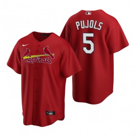 St. Louis Cardinals Albert Pujols Nike Red Replica Alternate Jersey