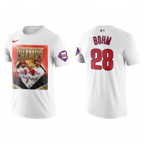 Alec Bohm Philadelphia Phillies 2022 National League Champions White T-Shirt