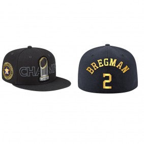 Alex Bregman Houston Astros Black 2022 World Series Champions Hat