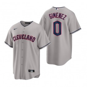 Cleveland Guardians Andres Gimenez Nike Gray Replica Jersey