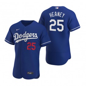 Men's Los Angeles Dodgers Andrew Heaney Royal Authentic Alternate Jersey