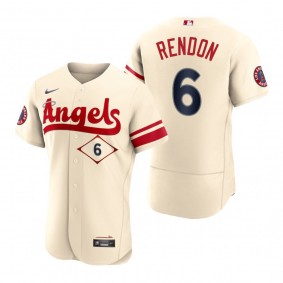 Men's Los Angeles Angels Anthony Rendon Cream 2022 City Connect Authentic Jersey