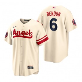 Los Angeles Angels Anthony Rendon Cream 2022 City Connect Replica Jersey