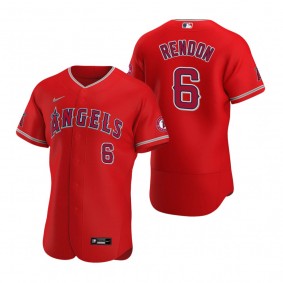 Men's Los Angeles Angels Anthony Rendon Nike Red Authentic 2020 Alternate Jersey