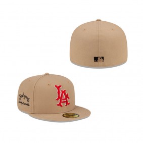 Los Angeles Angels Camel 59FIFTY Fitted Hat
