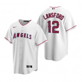 Los Angeles Angels Carney Lansford Nike White Retired Player Replica Jersey