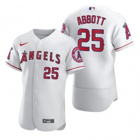 Los Angeles Angels Jim Abbott Nike White Retired Player Authentic Jersey