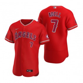 Men's Los Angeles Angels Jo Adell Nike Red Authentic Alternate Jersey