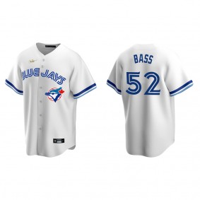 Blue Jays Anthony Bass White Cooperstown Collection Home Jersey