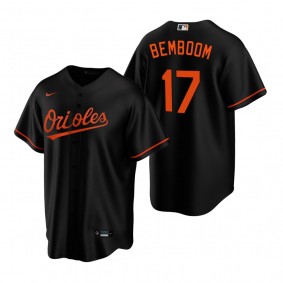 Men's Baltimore Orioles Anthony Bemboom Nike Black Replica Alternate Jersey