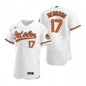 Men's Baltimore Orioles Anthony Bemboom White Authentic Home Jersey