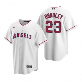 Los Angeles Angels Archie Bradley Nike White Replica Home Jersey