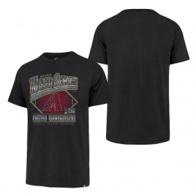 Men's Arizona Diamondbacks '47 Black 2023 World Series Franklin T-Shirt