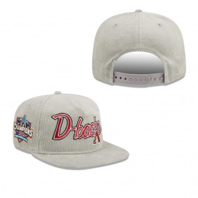 Men's Arizona Diamondbacks Gray Corduroy Golfer Adjustable Hat
