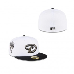 Arizona Diamondbacks Just Caps Optic White 59FIFTY Fitted Hat