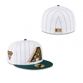 Arizona Diamondbacks Just Caps White Pinstripe 59FIFTY Fitted Hat