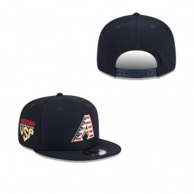 Men's Arizona Diamondbacks Navy 2023 Fourth of July 9FIFTY Snapback Adjustable Hat