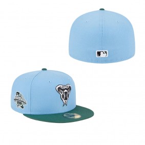 Men's Arizona Diamondbacks Sky Blue Cilantro 2001 World Series 59FIFTY Fitted Hat