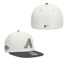 Men's Arizona Diamondbacks White Charcoal 2011 MLB All-Star Game Chrome 59FIFTY Fitted Hat