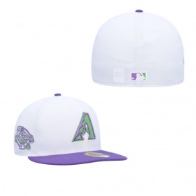 Men's Arizona Diamondbacks White Side Patch 59FIFTY Fitted Hat