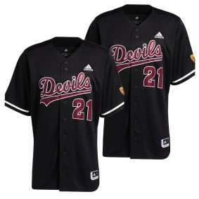 Arizona State Sun Devils Black Replica Baseball Jersey