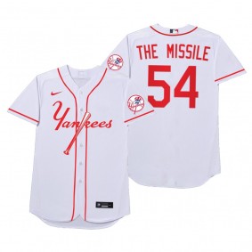 Aroldis Chapman The Missile White 2021 Players' Weekend Nickname Jersey