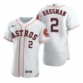 Houston Astros Alex Bregman Nike White 2020 Authentic Jersey