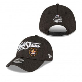 Men's Houston Astros Black 2022 American League Champions Locker Room 9FORTY Adjustable Hat