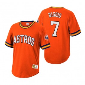 Houston Astros Craig Biggio Mitchell & Ness Orange Cooperstown Collection Wild Pitch Jersey T-Shirt