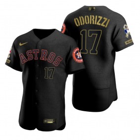 Houston Astros Jake Odorizzi All Black 2021 Salute to Service Jersey