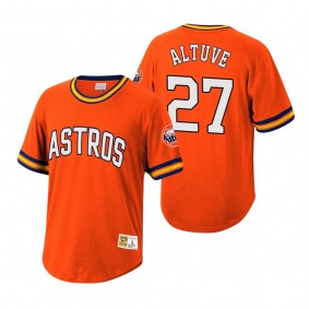 Houston Astros Jose Altuve Mitchell & Ness Orange Cooperstown Collection Wild Pitch Jersey T-Shirt