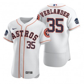 Houston Astros Justin Verlander White 2021 World Series Authentic Jersey