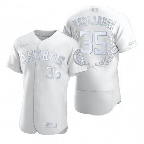 Justin Verlander Houston Astros White Award Collection AL Cy Young Jersey