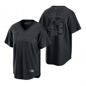 Houston Astros Lance McCullers Fashion Replica Black Pitch Black Jersey
