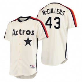 Houston Astros Lance McCullers Cream Oilers vs. Astros Cooperstown Collection Jersey