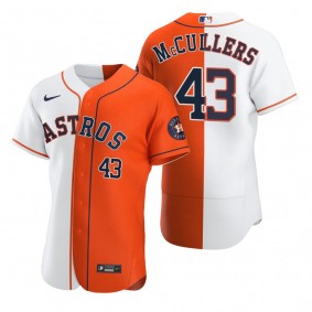 Houston Astros Lance McCullers White Orange Split Two-Tone Jersey