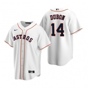 Men's Houston Astros Mauricio Dubon White Replica Home Jersey