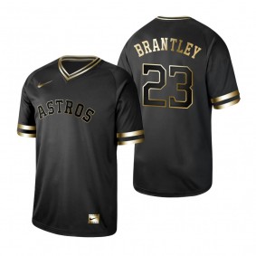 2019 Golden Edition Houston Astros Michael Brantley Black Jersey